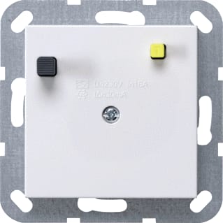 Gira - Installatieschakelaar Systeem 55 AARDLEKSCHAK SYS55 Z/CWIT