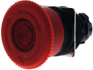 Omron - Drukknop frontelement (paddestoel) Noodstopschak A22Elm