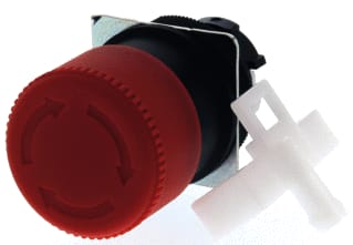 Omron - Drukknop frontelement (paddestoel) Noodstopschak A22Es