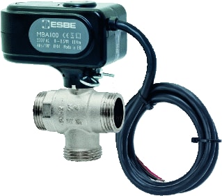 Esbe - MBA132 Elektr. bed. 3-wegregelafsluiter 3W/Zv.Mba132/2P/230/G11/4
