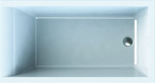 Wisa - Berceto Bad 140X70 Wit