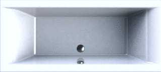Wisa - Berceto Duo Bad 170X75 Wit