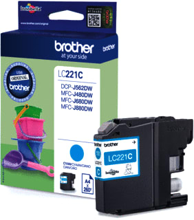 Brother - Verbr.mat. vr fax/printer/all-in-1 lc-221c