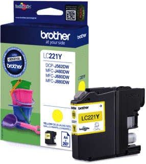 Brother - Verbr.mat. vr fax/printer/all-in-1 lc-221y