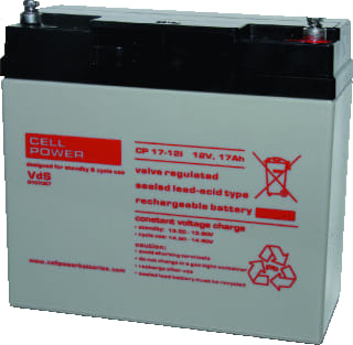 Cellpower - CP Gesloten loodaccu Accu (lood) Laccu 12V 17Ah M5