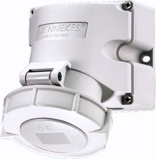 Mennekes - CEE-wandcontactdoos Wcd Cee 3P 16A Schd Ip67