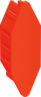 Wibe - Eindschot kabelladder Eindkap 28I Rood