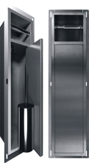 Looox - Closed 7 Closetborstelgarnituur Inb Closbgarn/Rolh Rvs