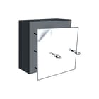 Looox - Colour BoX Toebeh./onderd. badkameraccessoires Montageset Cbox15 15X30