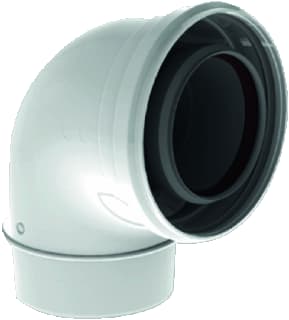 Burgerhout - TwinSafe Concentr. RGA/LTV hulpstuk 2 aansl. Twnsfe Bcht 100/150 90Gr