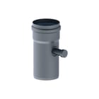 Burgerhout - Alu-fix Enkelwandige RGA of LTV buis Fix Pijp 80 L=175 Meetnip