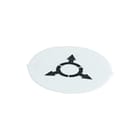 Schlegel - Tekstschild vr drukknop/signaallamp bsrr1166