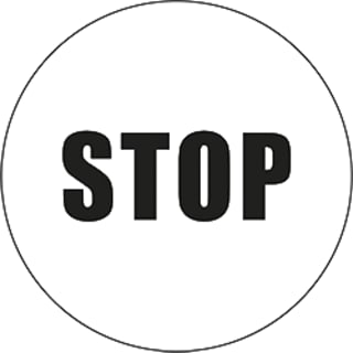 Schlegel - Tekstschild vr drukknop/signaallamp  bsrx2
