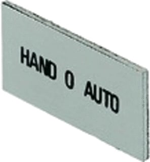 Schlegel - Tekstschild vr drukknop/signaallamp  bz16b6004