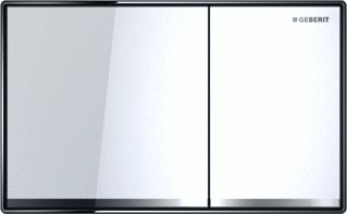 Geberit - Sigma60 Bedieningsplaat spoelsysteem Bed Pan Sq Wt
