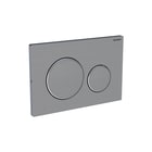 Geberit - Sigma20 Bedieningsplaat spoelsysteem Bed Pan Rnd Rvs