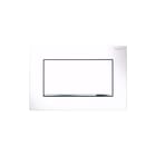 Geberit - Sigma10 Bedieningsplaat spoelsysteem Bed Pan Sq Wt/Chr