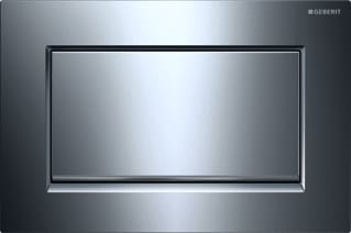 Geberit - Sigma10 Bedieningsplaat spoelsysteem Bed Pan Sq Chr/Gch