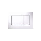 Geberit - Sigma20 Bedieningsplaat spoelsysteem Bed Pan Sq Wt/Chr