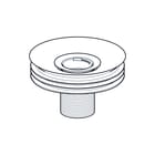 Geberit - Urinoirsifon Sifonadapter D125