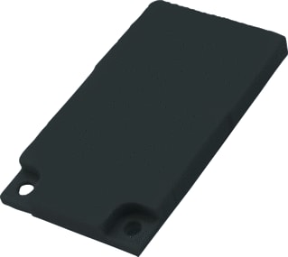 OneEightyOne - LED Profielen Toebeh./onderdelen lichtslang/-band Eindkap Hoog Zwart Square