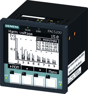 Siemens - Sentron PAC5 Multifunctionele paneelmeter Panlmtr 7Km54126Ba001Ea2