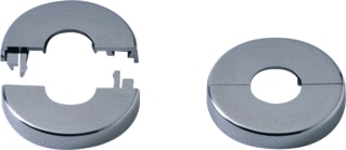 DRL - DRL-cachet Covers Buisrozet Rozet Chroom 16Mm