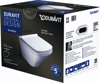 Duravit - DuraStyle Closet D-Style Wandcl Durafix W