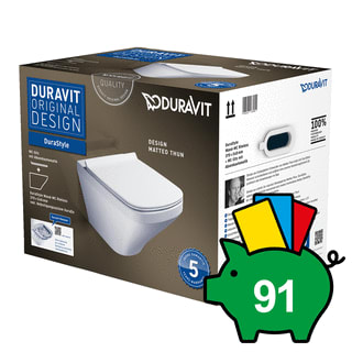Duravit - DuraStyle Closet D-Style Wandcl Durafix W