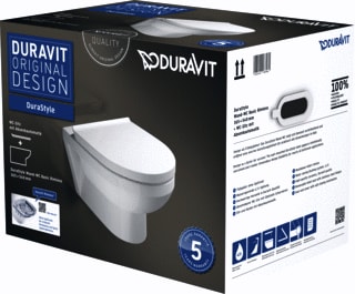 Duravit - No.1 Closet D-Style Wandcl Durafix W