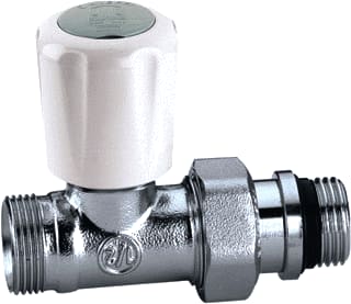 Caleffi - Radiatorafsluiter Ther.Rad.Vent.Recht 1/2 23P