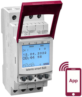 Grasslin - Talento Smart Digitale schakelklok vr paneelbouw Schakkl B25