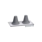 Hager - Univers Invoerplaat sparing kast/lessenaar Invplt Fz415E