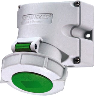 Mennekes - CEE-wandcontactdoos Wcd Cee 9124