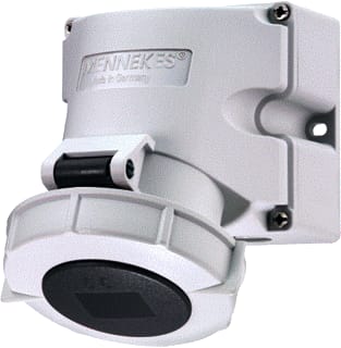 Mennekes - Twincontact CEE-wandcontactdoos Wcd Cee 9123