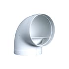 Nedco - Eco+ Bocht rond luchtkanaal Bocht 150Mm 90Gr 6390 Wit