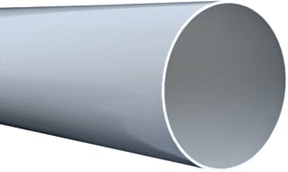 Nedco - Eco+ Rond luchtkanaal Buisstuk 125Mm 73905 Wit