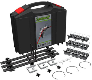 Saenroll - flexibel kabelgeleidingssysteem CABLE GO PROFI SET
