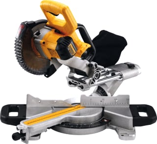 DeWalt - Tafel-/kap-/verstekzaag elektrisch dcs365n-xj