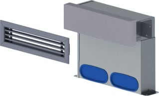 Burgerhout - Hybalans Plus WTW ventilatiekap Hb+ Wandplenum Ovaal Kan
