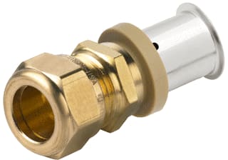 VSH - UltraPress K7224 Fitting met 2 aansluitingen Up Kopp Prxkn 20X22 Ms