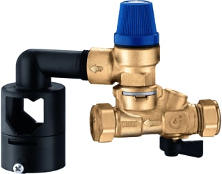 Caleffi - Boileraansluitgroep Inlaatcomb 1/2”X1/2” 7Bar