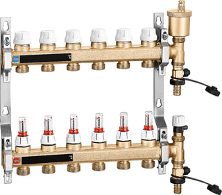 Caleffi - Verdeler voor hydronische circuits verdlhydr 6646b1