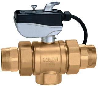 Caleffi - Elektr. bed. 2-wegregelafsluiter 2W Zonevent Gemot 230V 2"