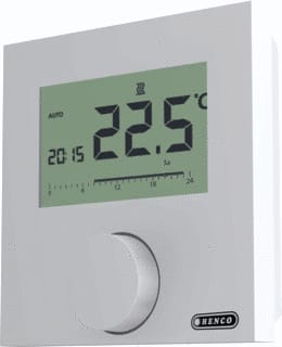 Henco - Ruimtethermostaat Lcd Klok Thermostaat 230V