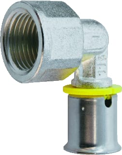 Wavin - Tigris Gas Fitting met 2 aansluitingen Tigr M1 Knie90 32X1 Bi