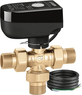 Caleffi - Driewegkogelafsluiter 644366