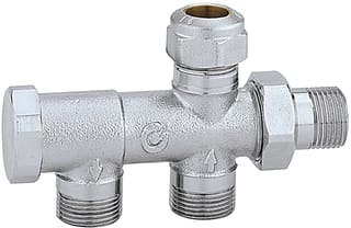 Caleffi - H-onderblok 328401