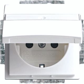 ABB Busch-Jaeger - Balance Wandcontactdoos (WCD schakelmat.) Wcd Ra Kv 20 Eukb-914 Bsi