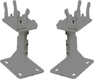 Stelrad - Toebehoren Radiatorstandconsole voet onafg dun t22 zw se2